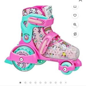 Hello Kitty Pink and Teal Skates